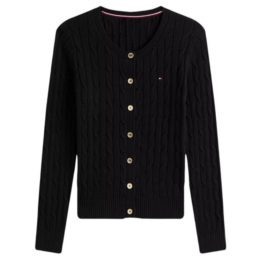 NWOT Tommy Hilfiger Cable Knit Cardigan - Picture 2 of 7